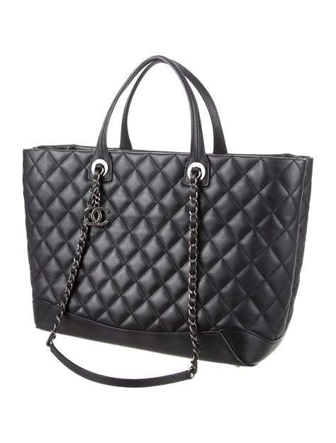 chanel tote shopper|Chanel large shopping tote.